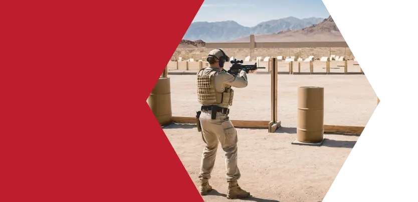 Mayadeen Shooting Range Banner